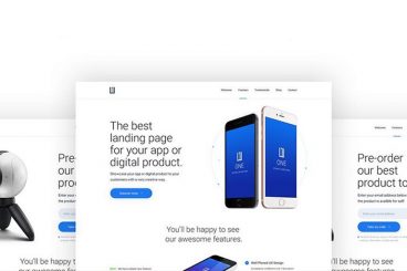 70+ Best App Landing Page Templates 2025