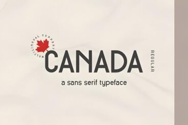 20+ Best Canadian Fonts With Versatile and Friendly Vibes