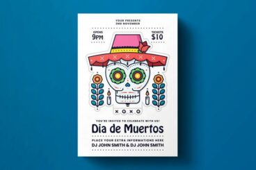 25+ Día De Los Muertos Mockups, Graphics & Resources (Day of the Dead)