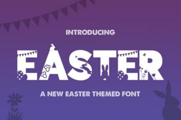 25+ Easter Fonts (Easter Bunny, Eggs & More)