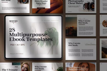 35+ Best Modern eBook Templates in 2025 (Free & Pro)