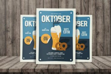 Designing Oktoberfest: Fonts, Flyers, Posters, Templates & More
