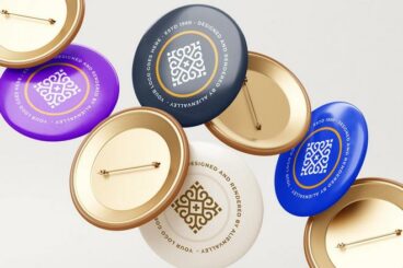25+ Pin & Badge Mockup Templates