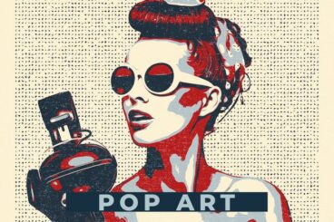25+ Cool Pop Art Examples, Effects, Templates & Fonts