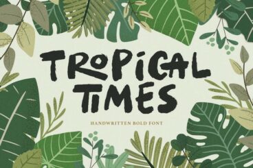 40+ Best Tropical Fonts (Free & Pro) for 2025