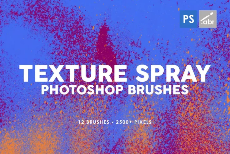 View Information about 12 Texture Spray Photoshop Brushes