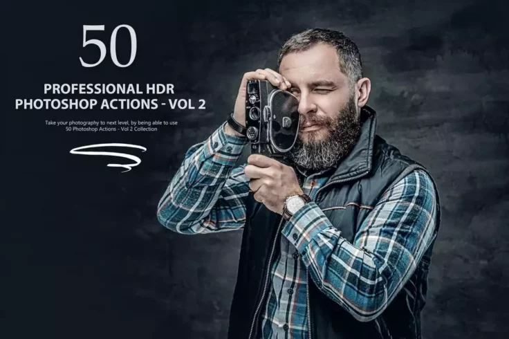View Information about 50 HDR Photoshop Actions Bundle