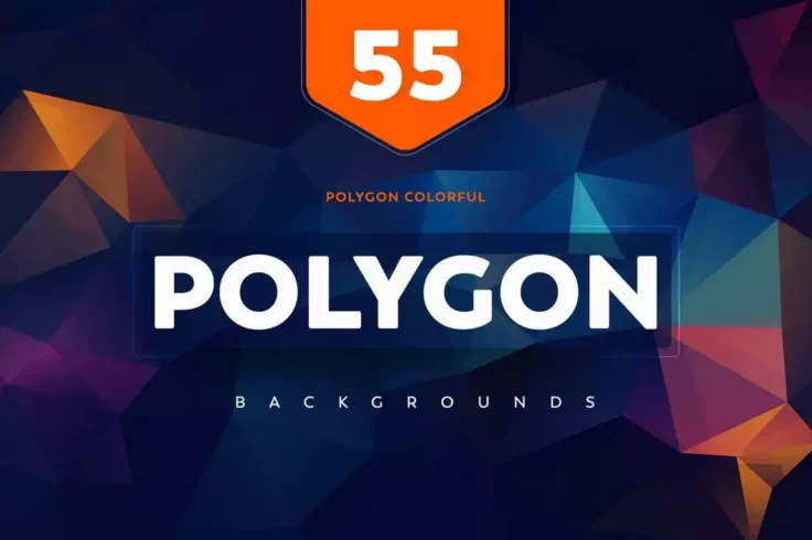 View Information about 55+ Colorful Polygon Backgrounds