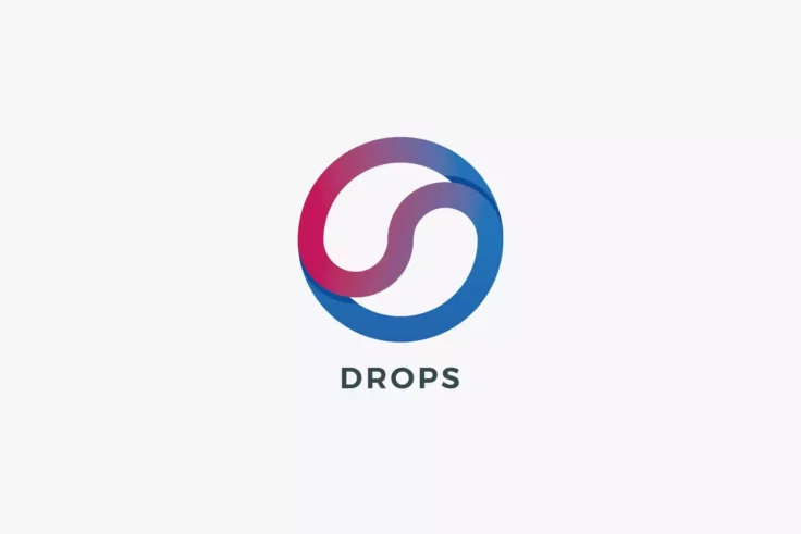 View Information about Drops Logo Simple Logo Template