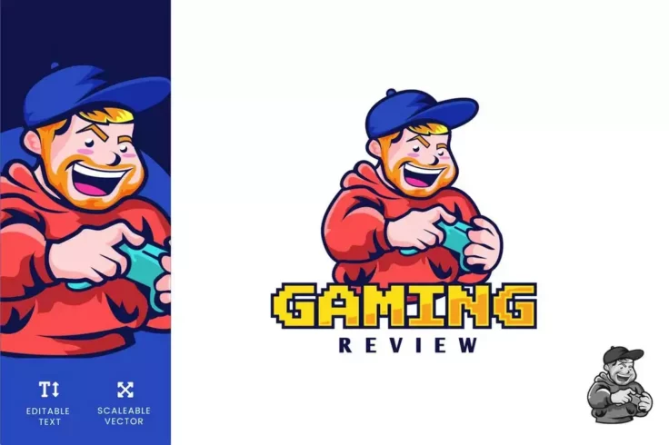 View Information about Gaming Review Logo Template