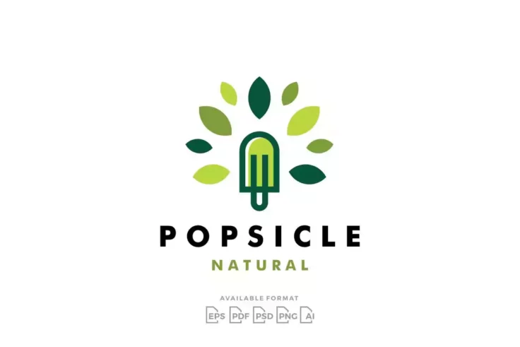 View Information about Popsicle Tree  Natural Logo Mockup Template