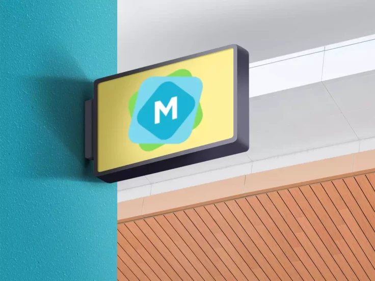 View Information about Wall Signage Mockup Set